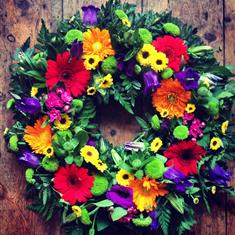 Vibrant Mixed Wreath