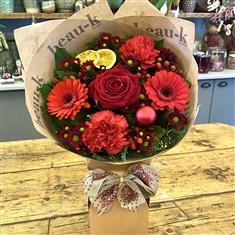 Rosy Red Christmas Gift Box