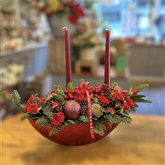 Berry Christmas Arrangement