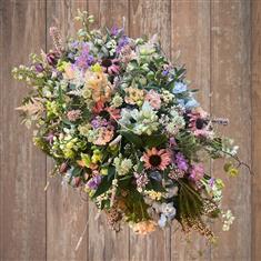English Garden Casket Spray