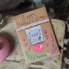 Happy Mothers Day wild flower seed packet