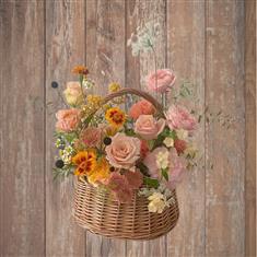 Country Funeral Basket