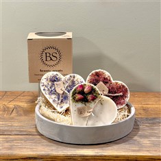 Botanical Scented Heart Candle Giftset